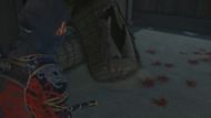 The search in A Fox in Monk’s Clothing side quest reveals a set of fresh footprints leading towards the Crimson Forest (Image via Sucker Punch || ZaFrostPet on YouTube)